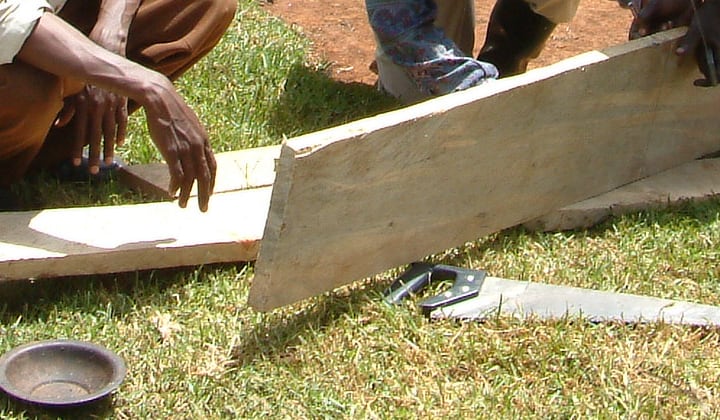 cortar madera para colmena de bricolaje